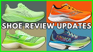 RUNNING SHOE REVIEW UPDATES - ENDORPHIN SPEED 4 - NOVABLAST 4 - CIELO X1 & ENDORPHIN ELITE - EDDBUD