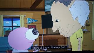 Mención de Super Monkey Ball en Smiling Friends 