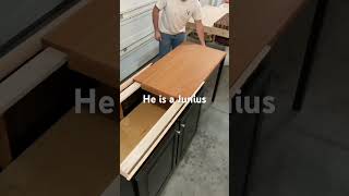 extendable kitchen center table