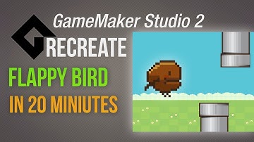 Make an easy video game like Flappy Bird [Gamemaker Recreate]