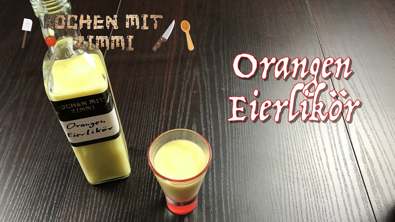 Orangen-Eierlikör - Thermomix Rezept - YouTube