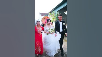 mẹ che nón cho cô Dâu khi về đến ngõ  - phong tục cưới hỏi hỏi làng quê việt #cover #music #rap