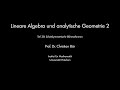 Teil 38: Schiefsymmetrische Bilinearformen und der Satz von Sylvester