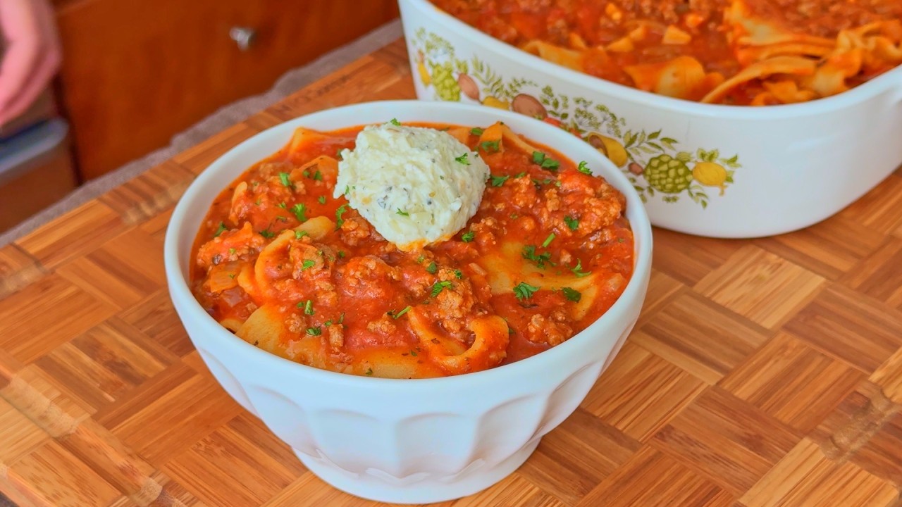 The Most Flavorful Lasagna Soup Ever!