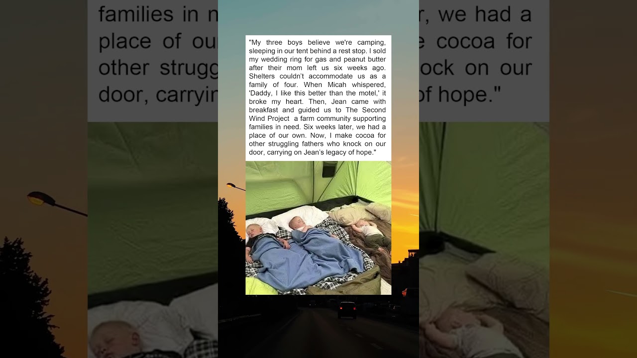 "From Tent to Home: A Father’s Story of Overcoming Struggle"