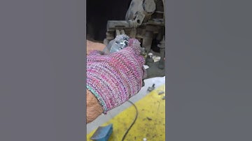 gmc front brake service install new brake pads and rotor resurfacing #automotive