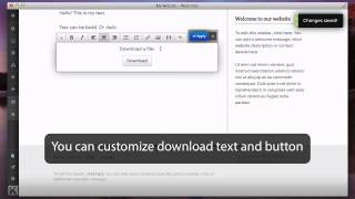 Sitebuilder Pro: Add a File to Download