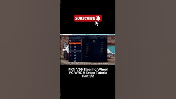 Part 1/2 PXN V99 Gaming Steering Wheel & PC WRC 9 Setup Tutorial. #pxn #pxnv99 #tutorial