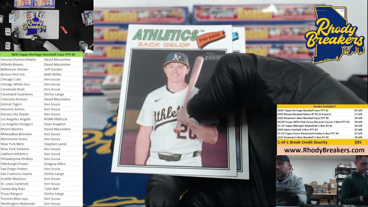 2026 Topps Heritage Baseball Case PYT #1