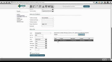 Isis Salud :: Nuevo Paciente