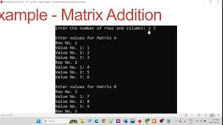 2D Arrays - Matrix Multiplication - Programming Fundamentals by Sir Usman Ali Shah