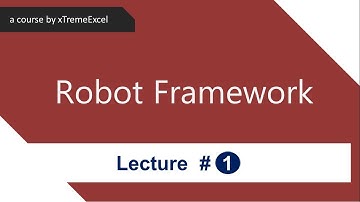Robot framework tutorial 1 - Introduction to RIDE editor