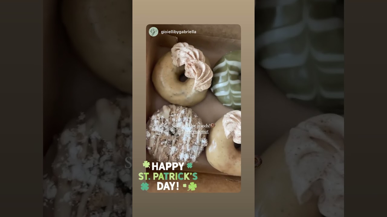 Happy St Patrick’s Day from Hayley’s Donut!!
