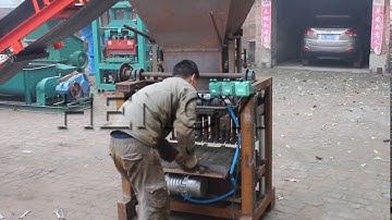 QT4 35B semi automatic concrete block making machine from Henan Hengyi