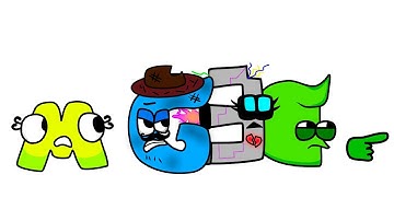 ITALIAN ALPHABET LORE 9 part | Alphabet Lore | Animation