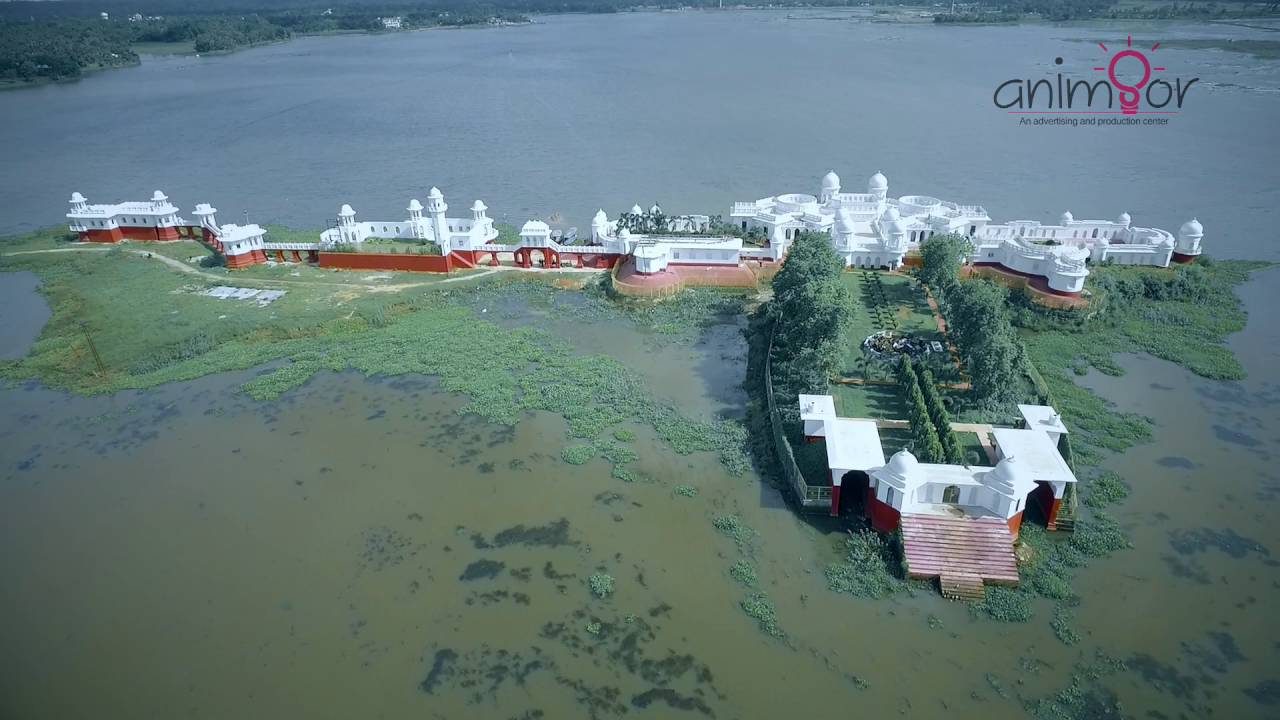 Neermahal Aerial Shot YouTube