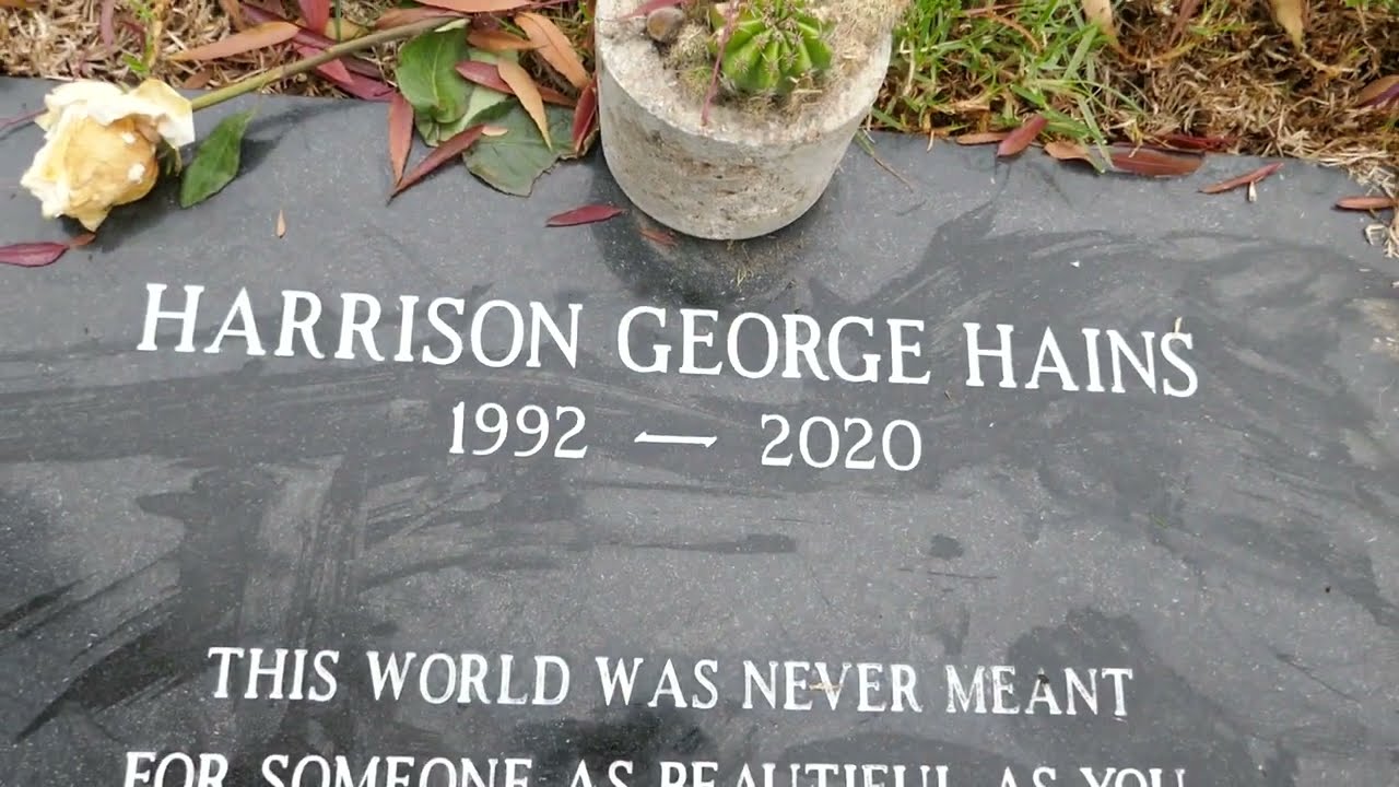 Harrison George Hains Grave Garden of Legends Hollywood Forever Cemetery Los Angeles California USA