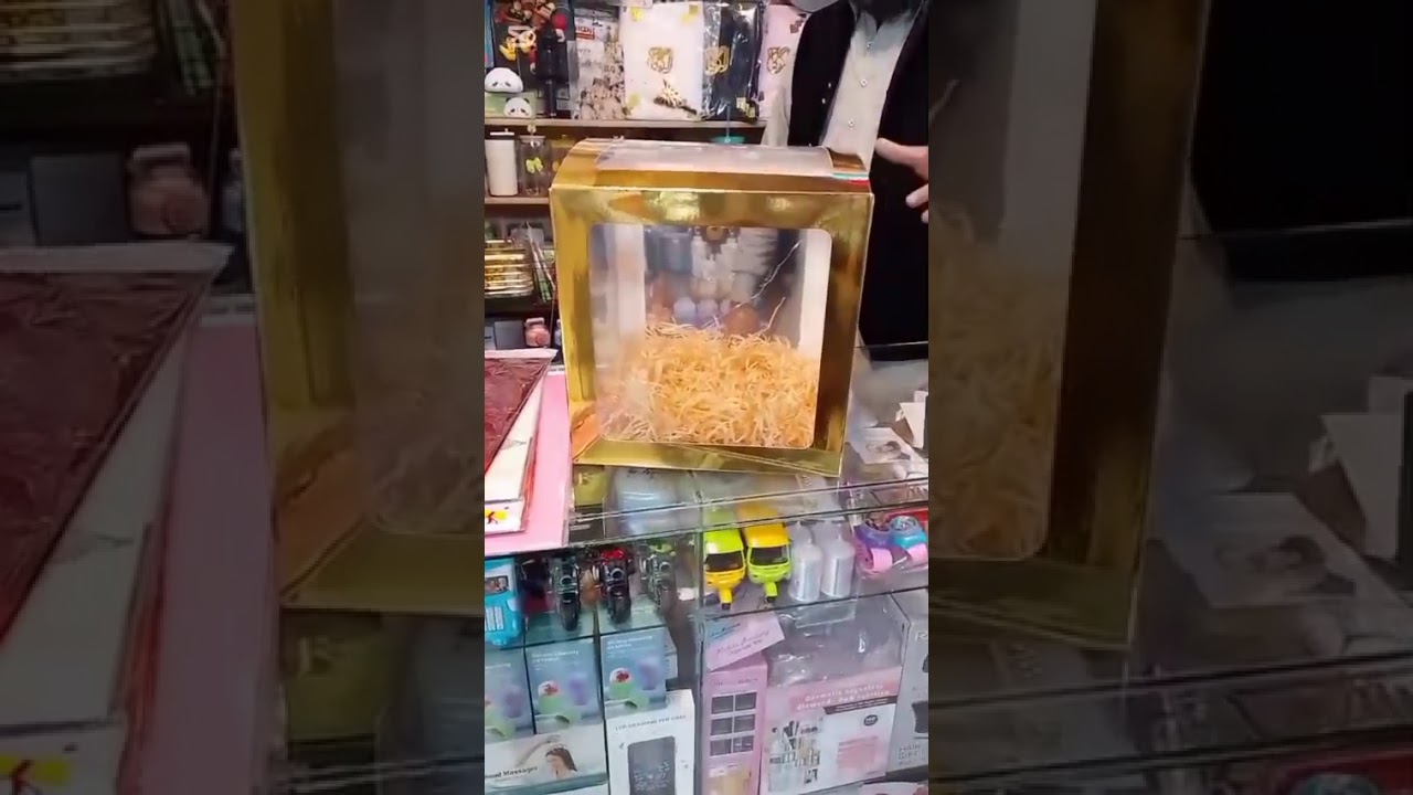 Transparent Empty Gift Box ✨ | Premium Gift Packaging