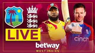 đź”´ LIVE | West Indies v England | 5th Betway T20