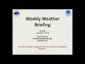Weekly Weather Briefing, January 27th, 2014 - NWS Spokane, WA