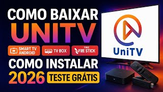 Unitv | Teste Grátis 3 Dias! Funciona em TV Box,Fire Stick, TV Android e Projetor 🔥