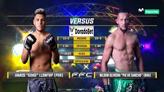 FFC 60:JAMES 'GOKU' LLONTOP vs NILSON OLIVEIRA 'PIE DE GANCHO' (BRA) | Fusion Fighting Championship