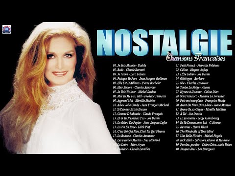 NOSTALGIE CHANSONS FRANÇAISES ♫🗼C Jérome, Charles Aznavour, Michel Sardou, Mireille Mathieu, Dalida