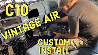 C10 Project:  Vintage Air Custom Evaporator Installation