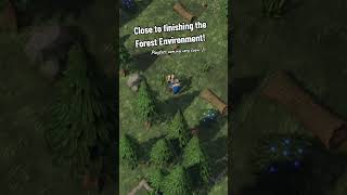 Almost Finished with the Forest Environment 🌲 #devlog #gamedev #indiegame #indiedev #roguelike #game