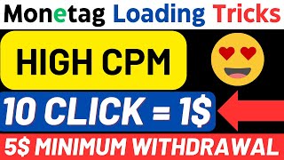 CPM Overview 2023. CPM Method Self Clicking April 2023. Unlimited  Earning Trick - video Dailymotion