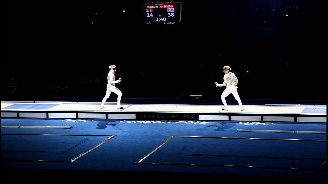 Olympic 2012 Fencing Lunge YouTube