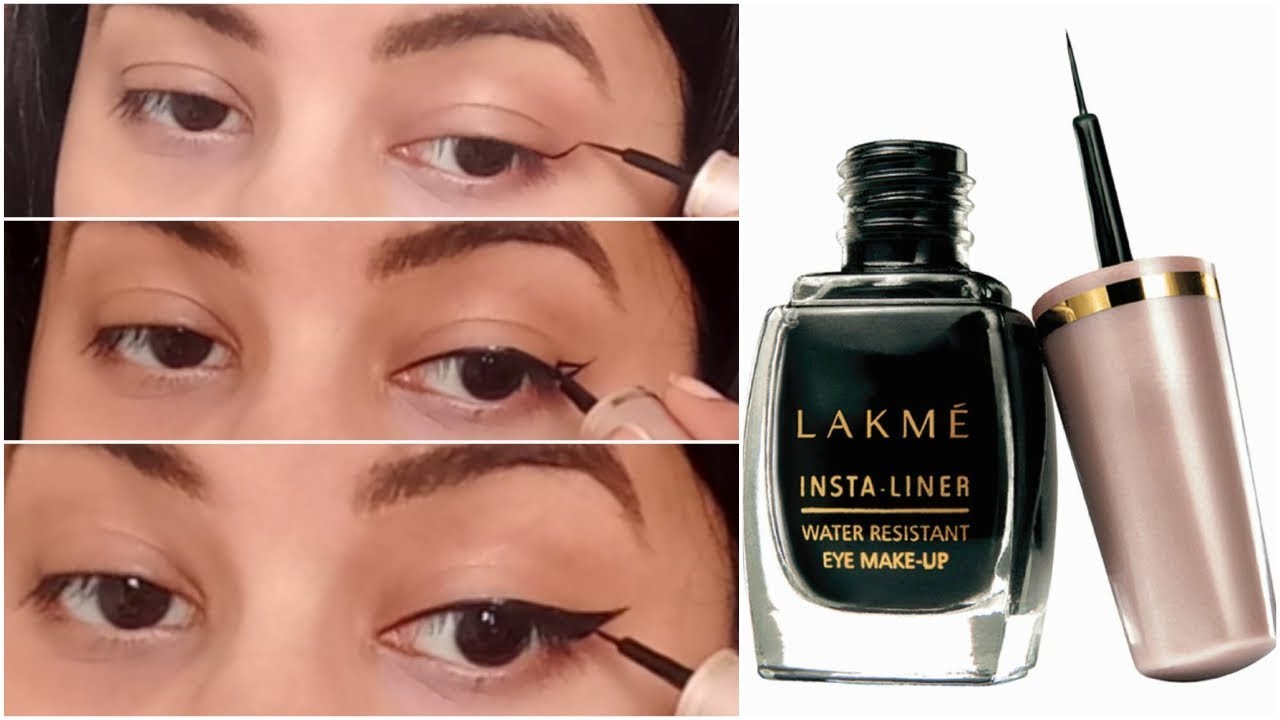 How To Apply Winged Eyeliner Using