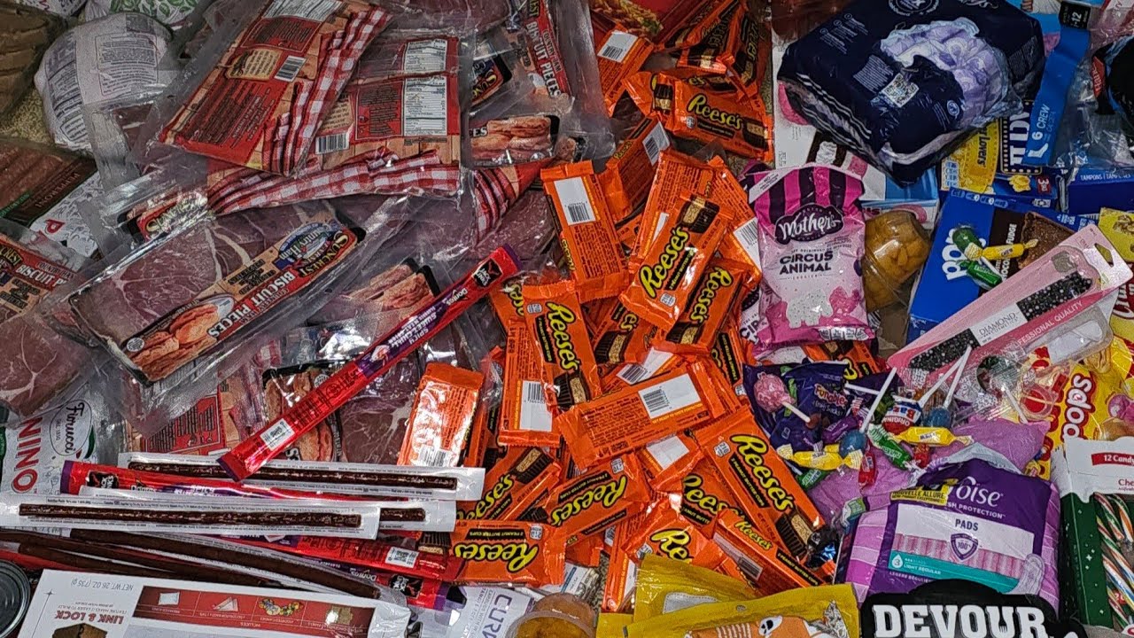 Dumpster Diving :Megajackpot  Ham Chips Gulay Cake Chocolate