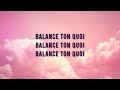 Angèle Balance Ton Quoi Paroles Lyrics On Screen Angèle Balance Ton Quoi Paroles Lyrics On Screen