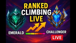 🔴 LIVE: TFT Set 15 Ranked Climb - Emerald to Challenger! | Iron to Emerald Journey Complete #tft