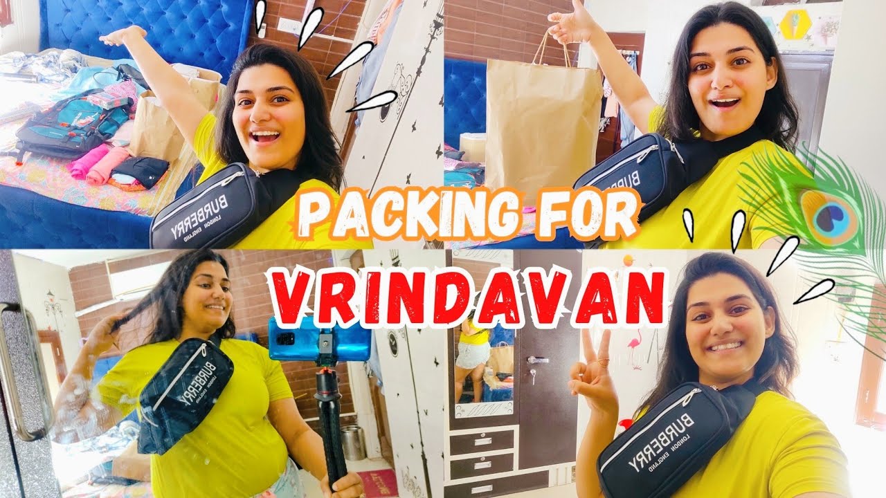 Packing For Vrindavan 😍🧿 Shaina verma 