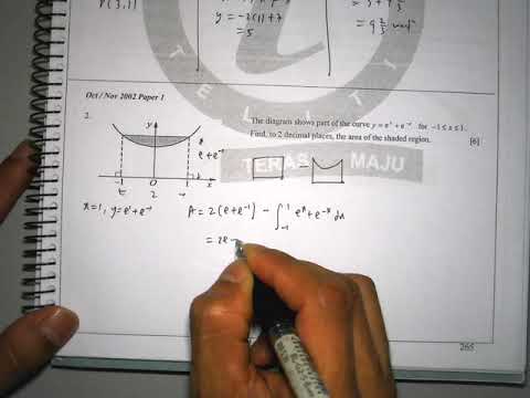 IGCSE ADD MATHS - PAST PAPERS - OCT/NOV 2002 1 - YouTube