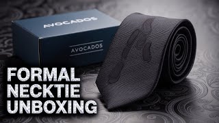 RBOCOTT Solid Color Tie Formal Necktie for Men - Unboxing