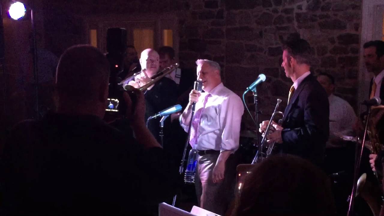 Mike Eck sings "Sweet Caroline" at the Drury wedding
