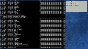 Arch Linux installation recording to kernel 5.6.7-arch1-1 (testing)