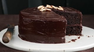 We're not exaggerating when we say this is the best-ever chocolate
fudge layer cake. find out exactly how it's made in step-by-step
how-to video.