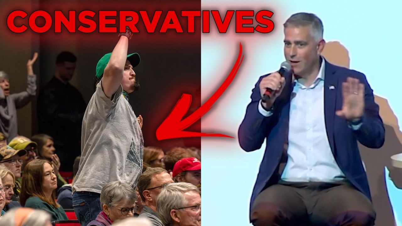 "I know you're 99% far-left, but..." INSANE TOWN HALL