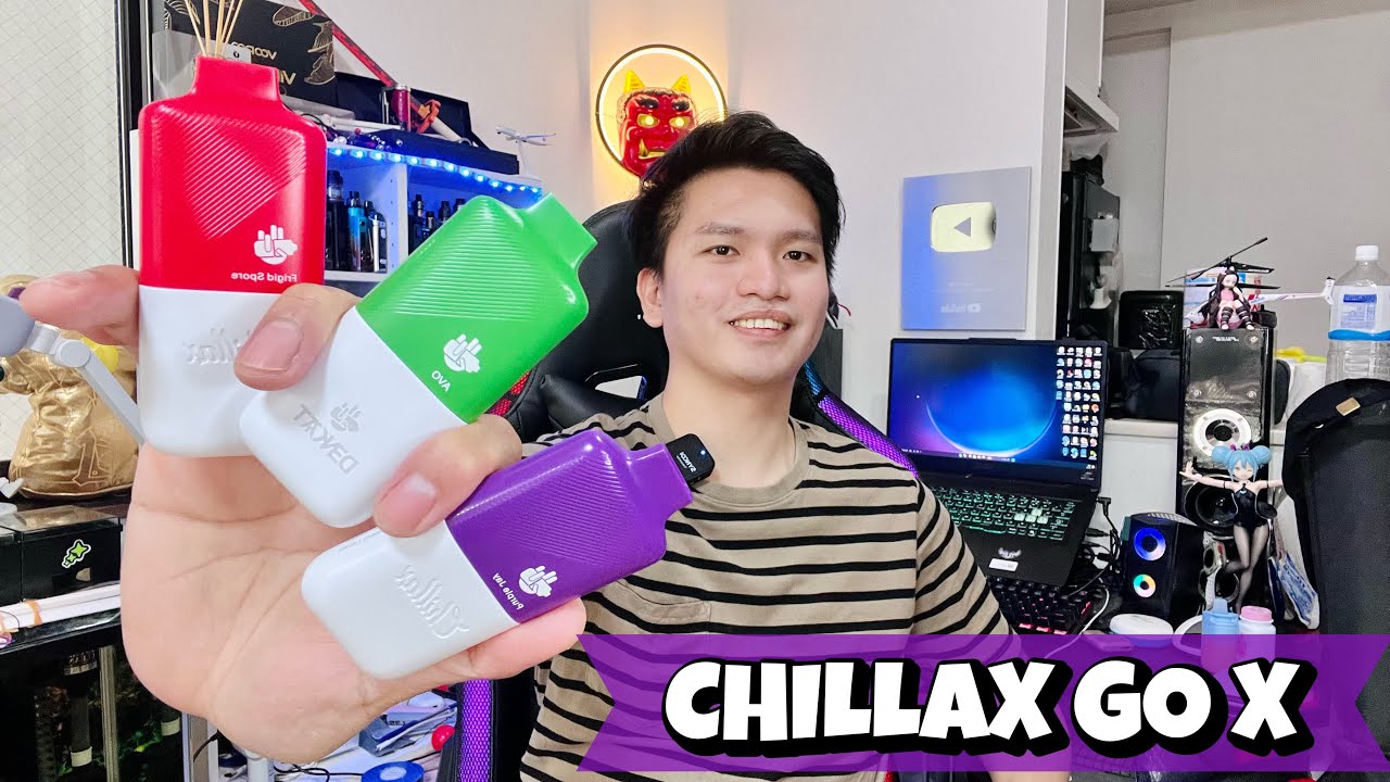 CHILLAX GO X 9000 PUFFS - YouTube