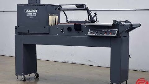Beseler 1812 Semi-Automatic Shrink Wrap System with Magnetic Hold Down