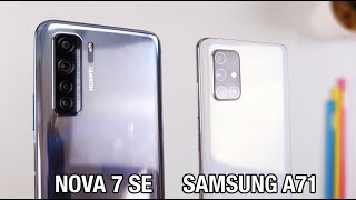 Huawei Nova 7 SE vs Samsung A71 SPEED TEST & Mobile Legends GAMING TEST