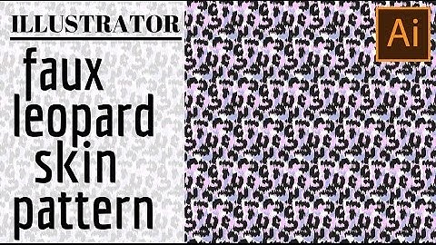 Create a Faux Leopard Skin Seamless Repeating Pattern in Illustrator