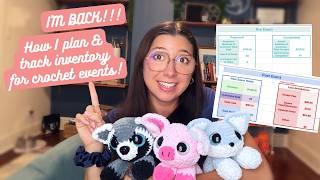 Crochet Craft Fair Prep🧶 | Inventory Planning, Tracking & Life Updates!