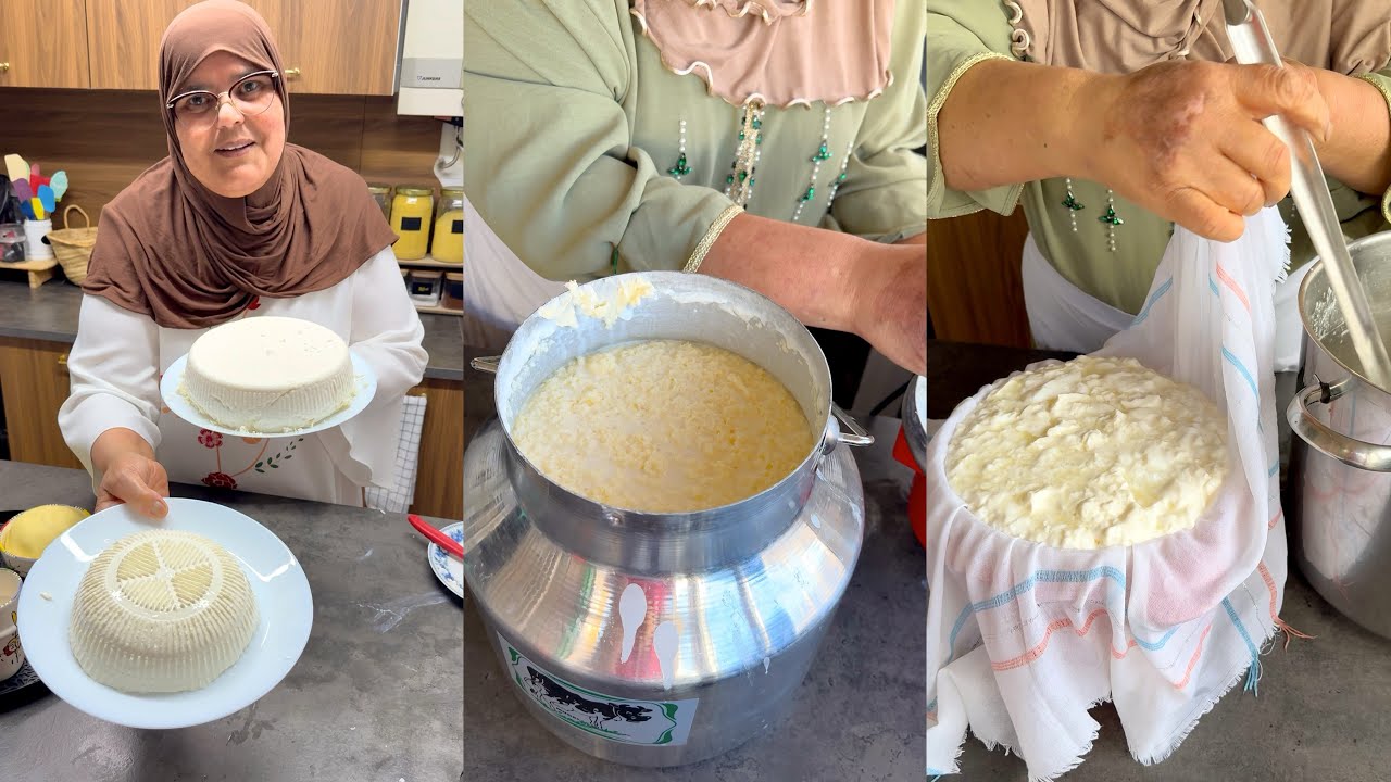 اللبن والزبد والجبن من الاول حتى الخر طريقة بالتفاصيل