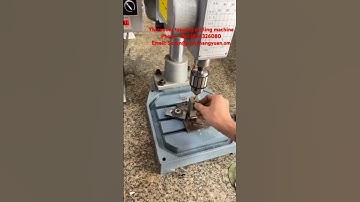 Automatic threading tapping drilling machine