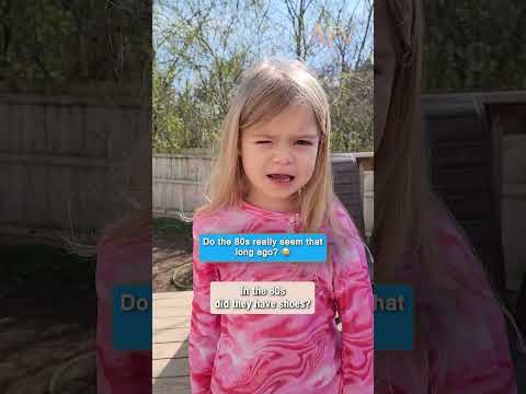 This girl thinks the 80s were a lifetime ago 💀 #funny #kids #80s 1 This girl thinks the 80s were a lifetime ago 💀 #funny #kids #80s